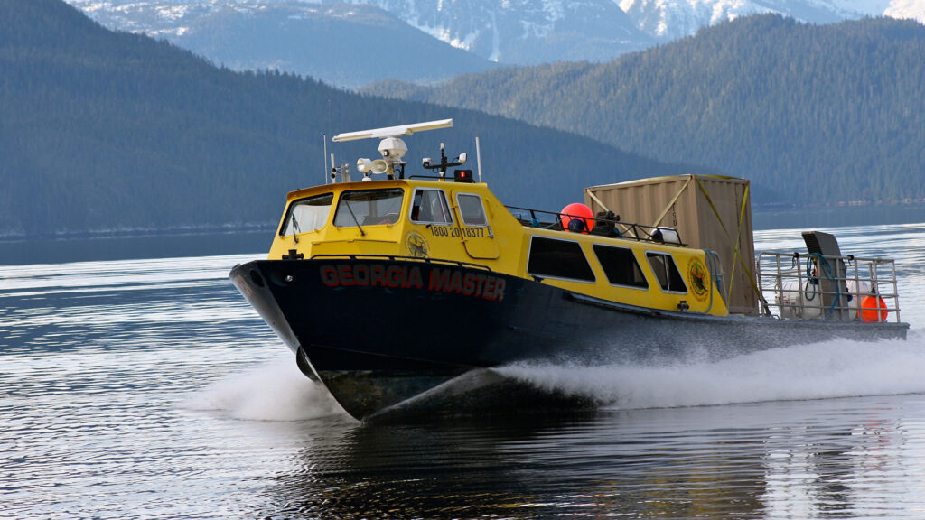 British Columbia Ferry with cargo